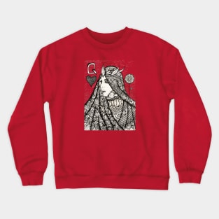 queen of hearts Crewneck Sweatshirt